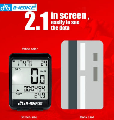 inbike waterproof bicycle computer wireless and wired mtb sport bike cycling