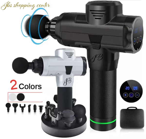 jb handheld rechargeable electric cordless deep tissue vibration muscle gun