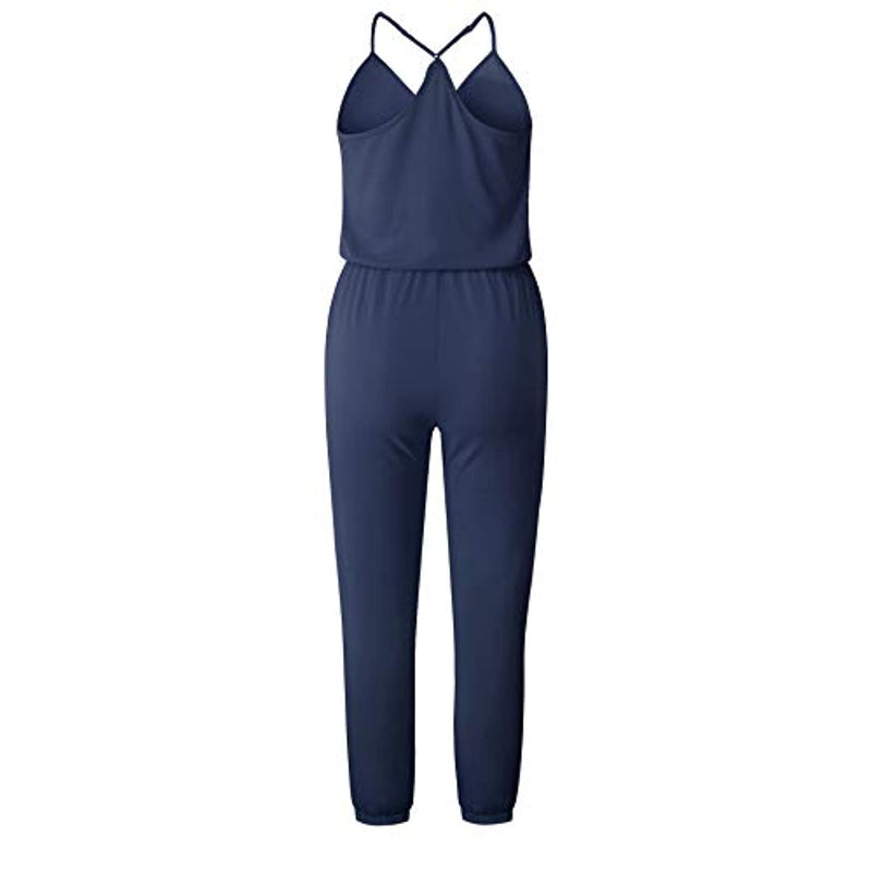 women's jumpsuits rompers v neck spaghetti strap jumpsuits