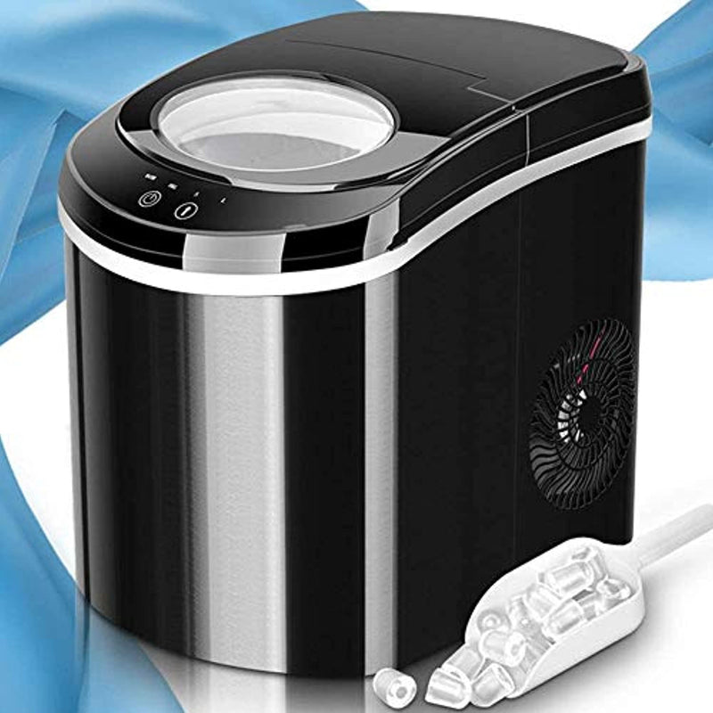 ice machine countertop, 9 ice cubes ready in 6 mins, 26 lbs in ice 24 hrs