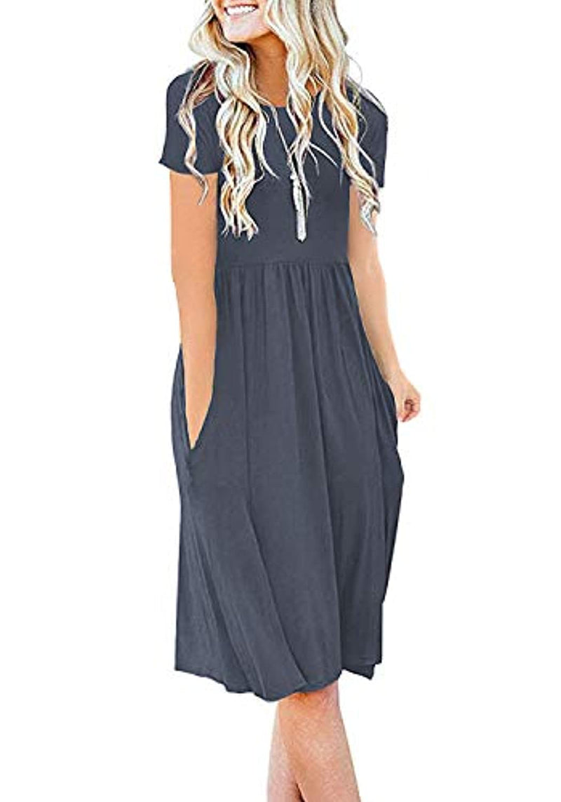 db moon women summer casual short sleeve dresses empire