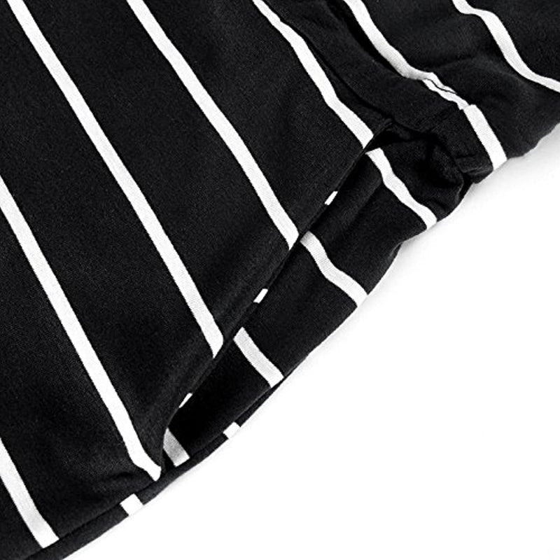 artfish women casual sleeveless spaghetti strap striped lounge jumpsuit