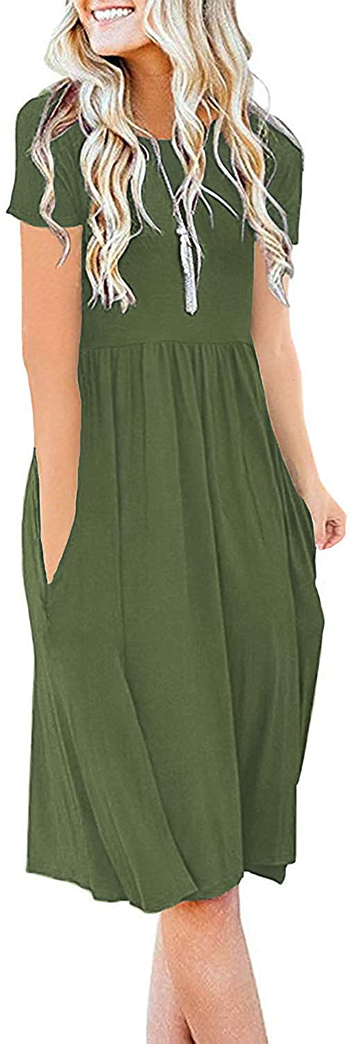 db moon women summer casual short sleeve dresses empire