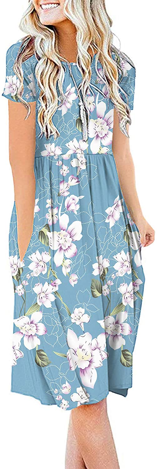 db moon women summer casual short sleeve dresses empire