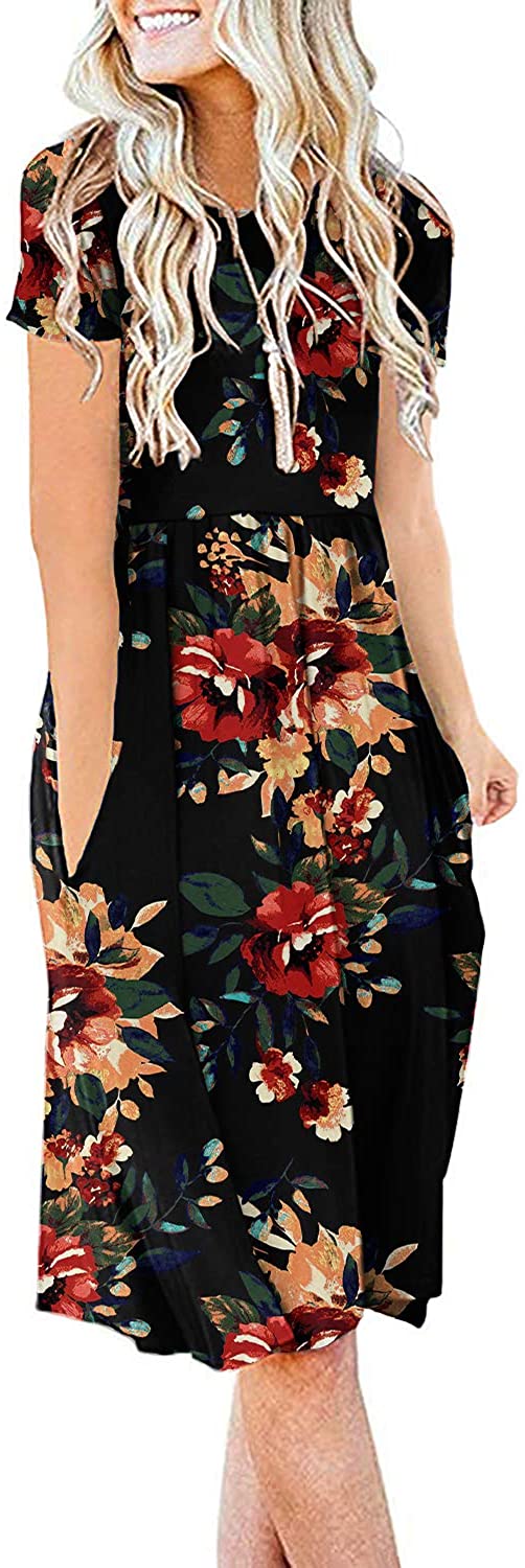db moon women summer casual short sleeve dresses empire