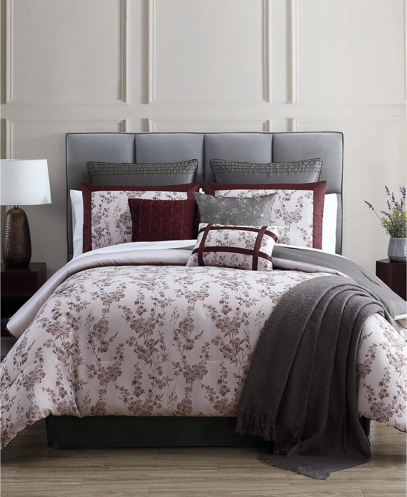 hallmart collectibles omana 14-pc. queen comforter set