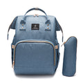baby diaper bag mommy stroller bags usb large capacity waterproof kits light blue