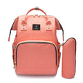 baby diaper bag mommy stroller bags usb large capacity waterproof kits orange