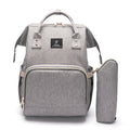 baby diaper bag mommy stroller bags usb large capacity waterproof kits grey