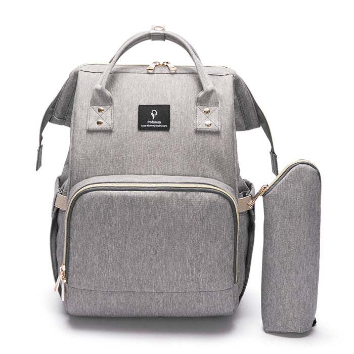 baby diaper bag mommy stroller bags usb large capacity waterproof kits grey