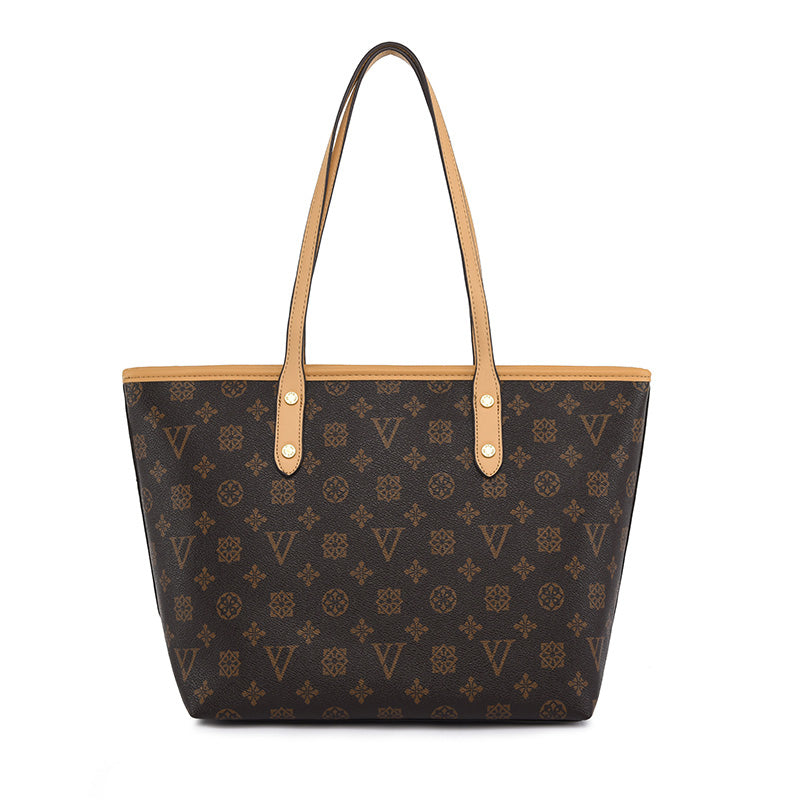 leather casual tote bag vintage women bags luxury handbags