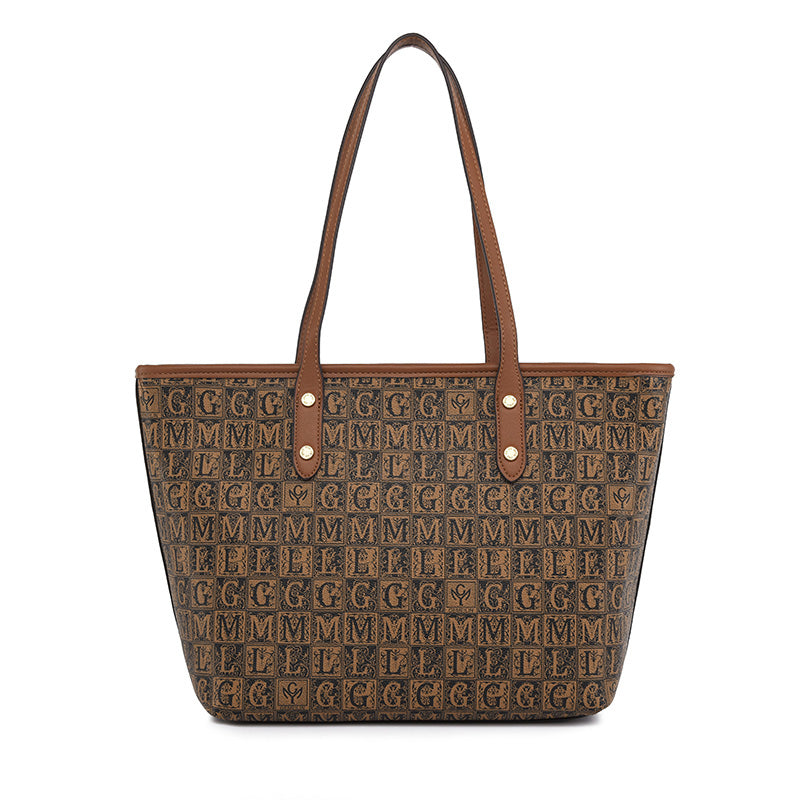 leather casual tote bag vintage women bags luxury handbags