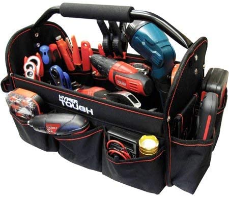 Hyper Tough TT30126D 16-Inch Open Top Tote With Soft Grip Handle