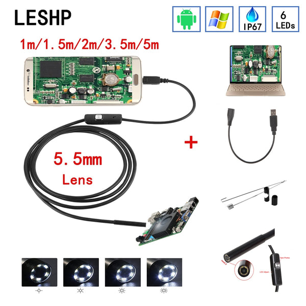 endoscope camera usb mini camcorders waterproof
