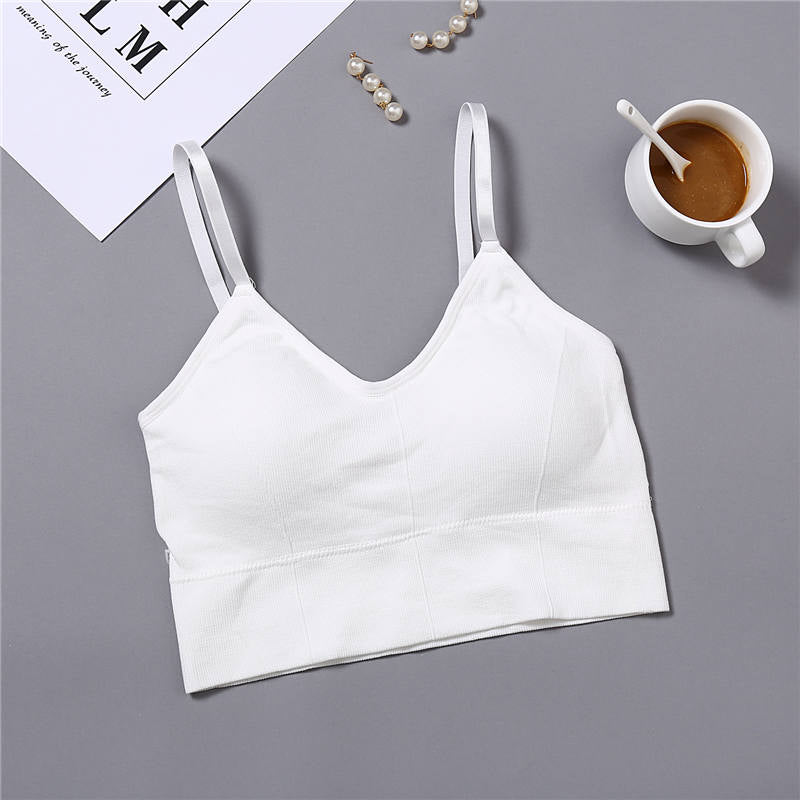 women tank crop top seamless underwear female crop tops