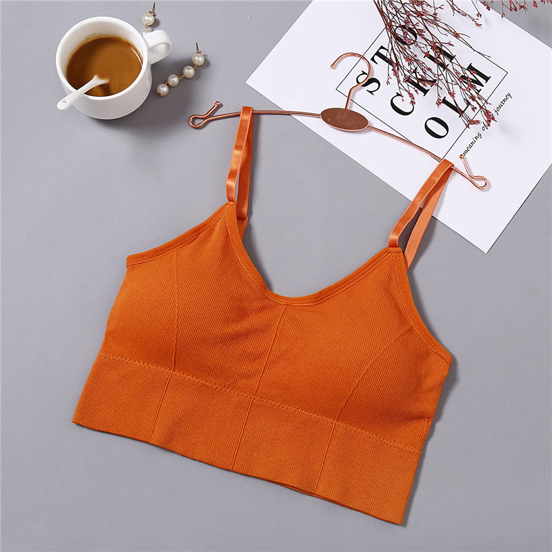 women tank crop top seamless underwear female crop tops