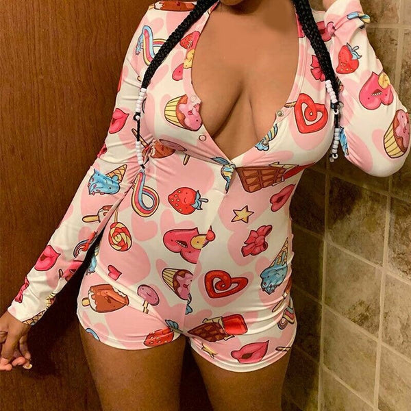 sexy women bodysuit long sleeve deep v neck bodycon stretch