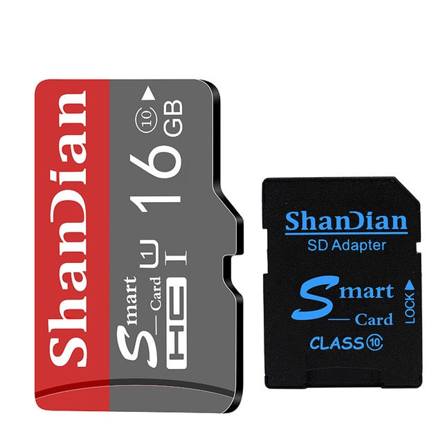 shandian smart sd card 32gb high speed class 10 16gb/64gb 16gb