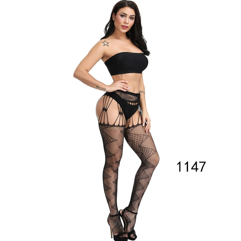 new arrival solid stockings women sexy thigh high fishnet nylon long socks