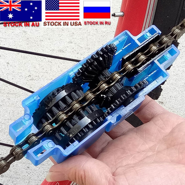 portable bicycle chain cleaner bike brushes scrubber wash tool mountain cycling