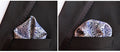 luxury 25*25cm men's vintage floral paisley silk handkerchief pocket square fashion men hanky for wedding party chest towel f156