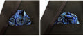 luxury 25*25cm men's vintage floral paisley silk handkerchief pocket square fashion men hanky for wedding party chest towel f161