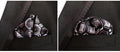 luxury 25*25cm men's vintage floral paisley silk handkerchief pocket square fashion men hanky for wedding party chest towel f166
