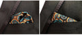 luxury 25*25cm men's vintage floral paisley silk handkerchief pocket square fashion men hanky for wedding party chest towel f170