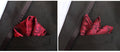 luxury 25*25cm men's vintage floral paisley silk handkerchief pocket square fashion men hanky for wedding party chest towel f174