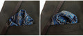 luxury 25*25cm men's vintage floral paisley silk handkerchief pocket square fashion men hanky for wedding party chest towel f176