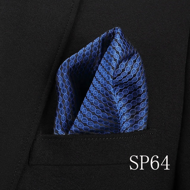 men's pocket square handkerchiefs striped 22*22 cm sp64