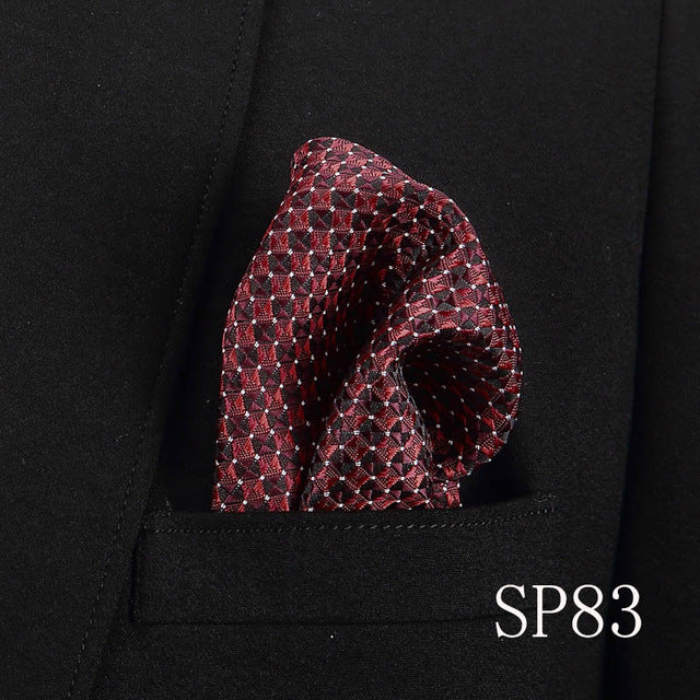 men's pocket square handkerchiefs striped 22*22 cm sp83