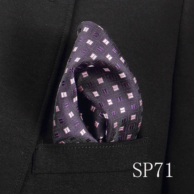 men's pocket square handkerchiefs striped 22*22 cm sp71