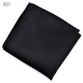 men white handkerchief suit pocket towel accessories wedding banquet anniversary commercial black red blue x01