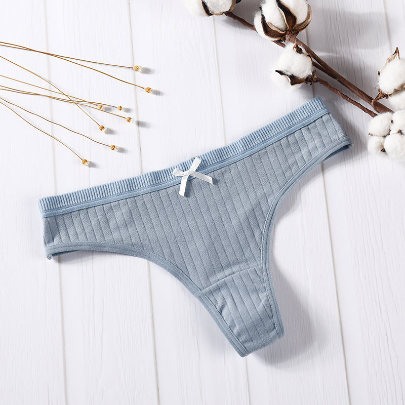 sexy lingerie women's cotton g-string thong panties string underwear