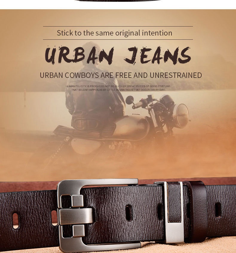 men's belt male high quality leather belt