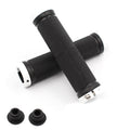 1 pair bicycle grips mountain bike lock on bicycle handlebars end grips white