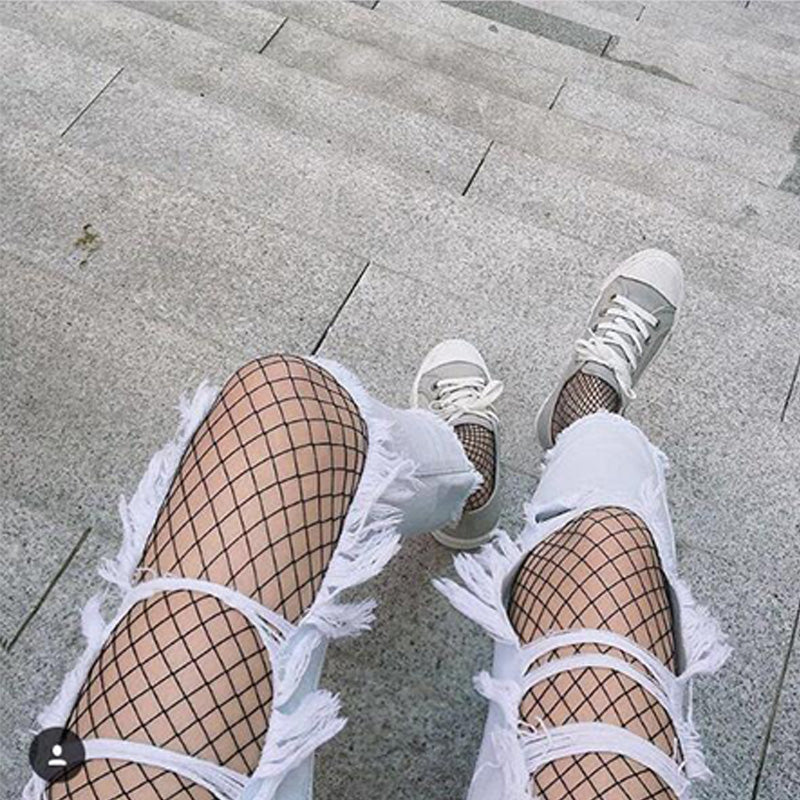 lady women sexy pantyhose mesh fishnet nylon tights long stocking