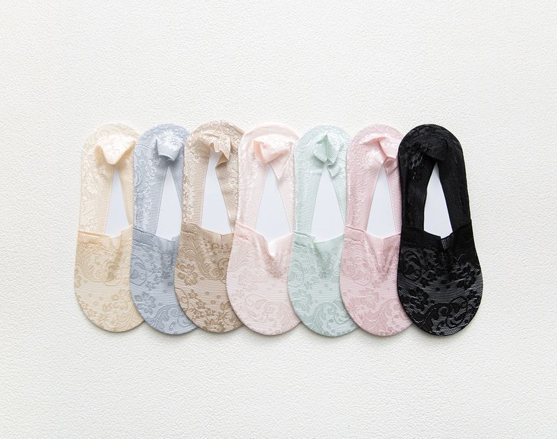 1 pair fashion women girls summer socks style lace flower short sock