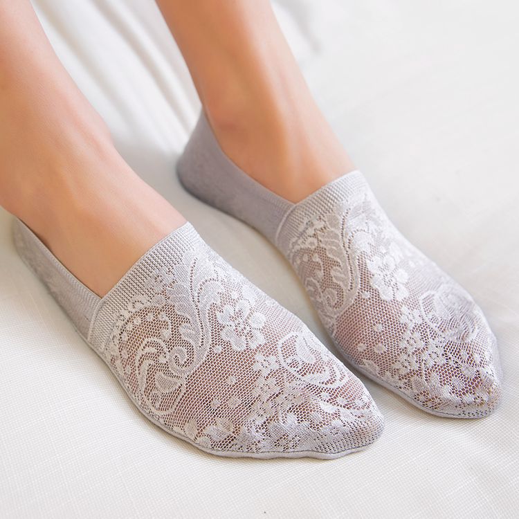 1 pair fashion women girls summer socks style lace flower short sock