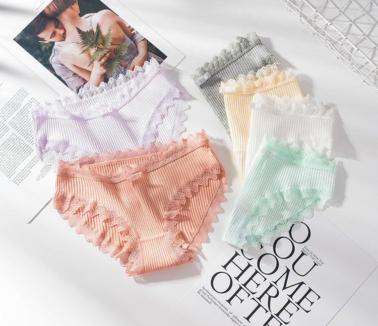 explosions new thread cotton japanese bow women's underwear
