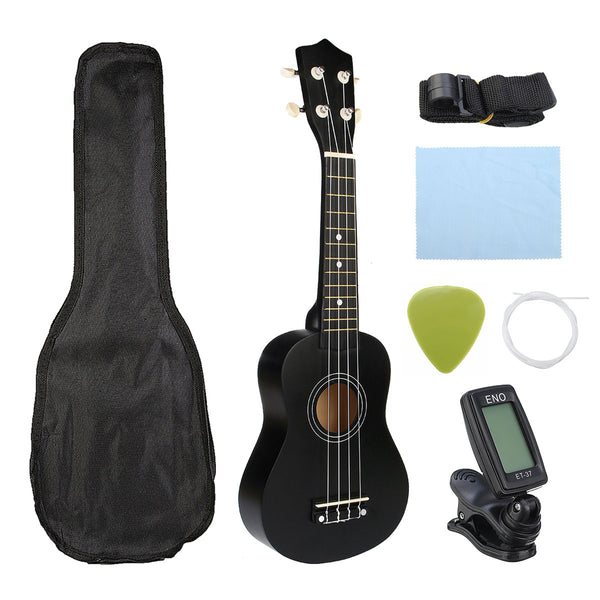 21 inch ukelele soprano 4 strings hawaiian spruce basswood guitar