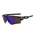 cycling glasses uv400 unisex windproof goggles bicycle/motorcycle 15 black blue