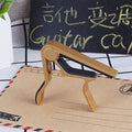high quality aluminium alloy guitar capo guitar accessories quick yellow