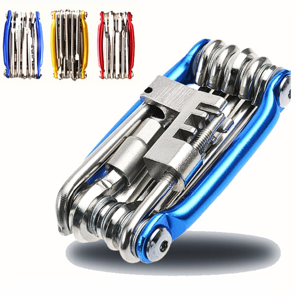 bicycle bike tools repairing set 15 in 1 bike repair tool kit