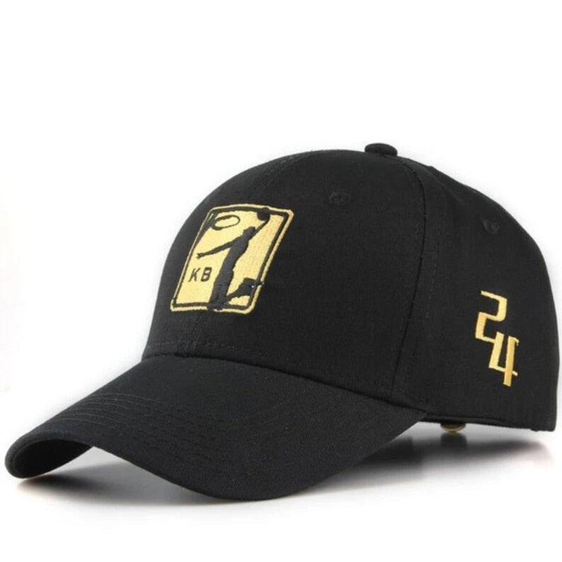 kobe bryant hat 100％ cotton 24 baseball caps embroidery dad hat 8 commemorate snapback cap black mamba out