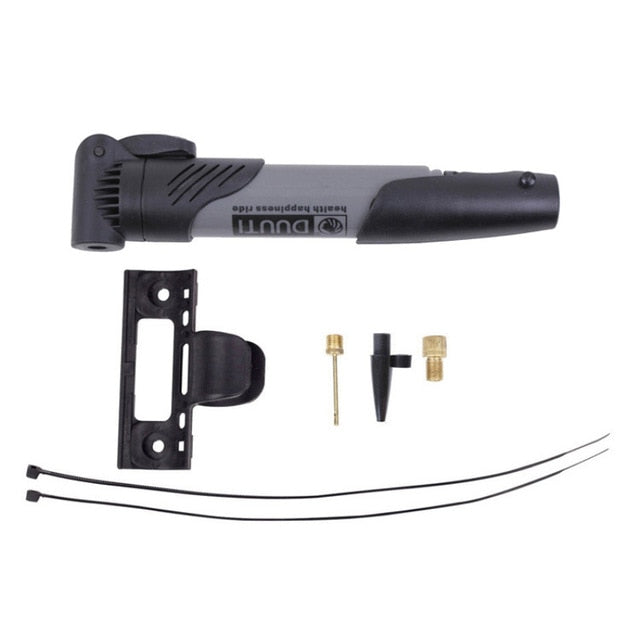 mini portable high-strength air pump bike inflator super lightweight mtb road bike cycling pump bicycle accessories new dark grey