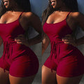 women short sling high waist jumpsuit beach playsuit  party club
