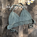 new bikini top handmade crochet women boho beach bralette