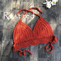 new bikini top handmade crochet women boho beach bralette